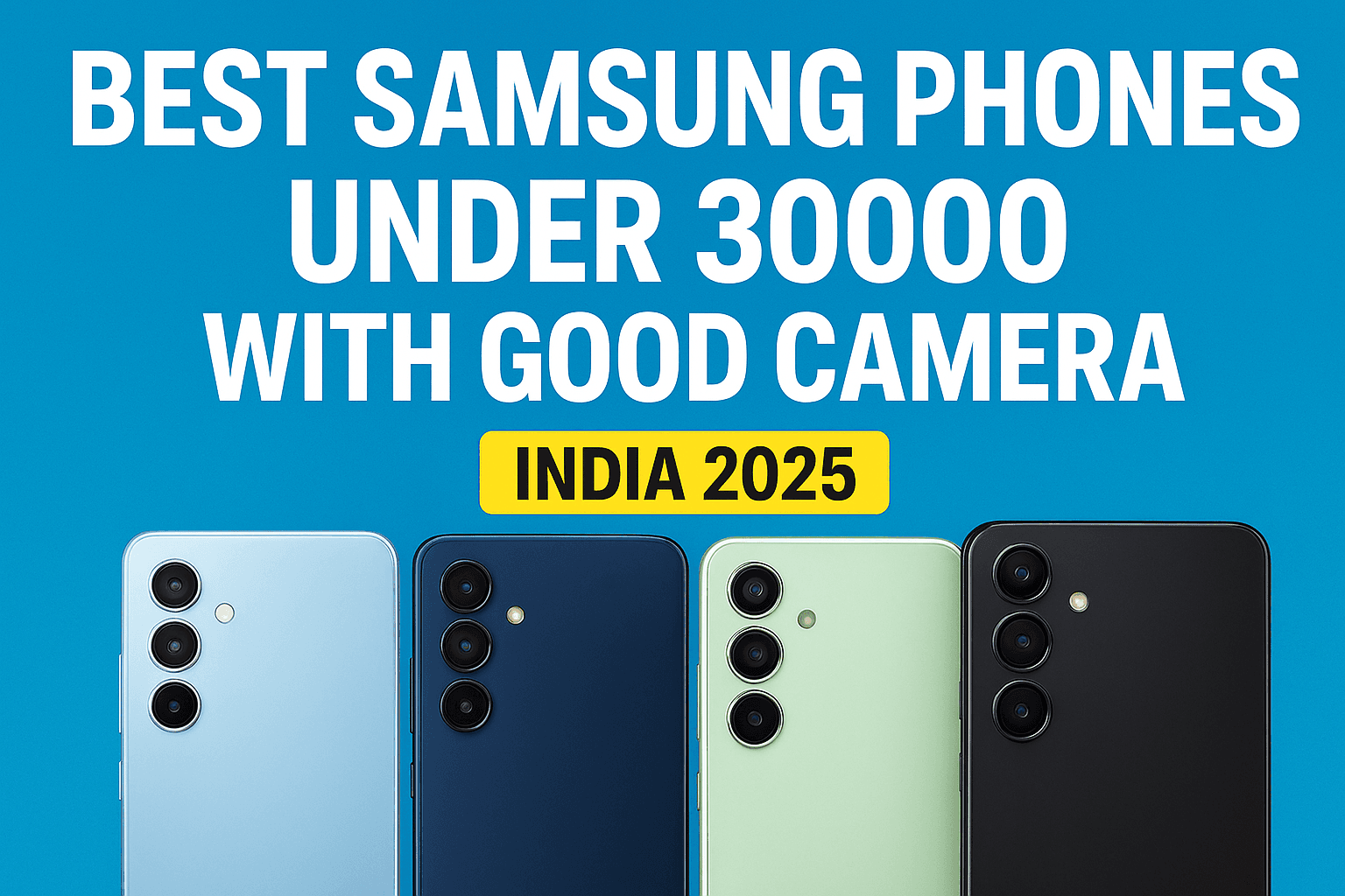 Best Samsung Phones under 30000