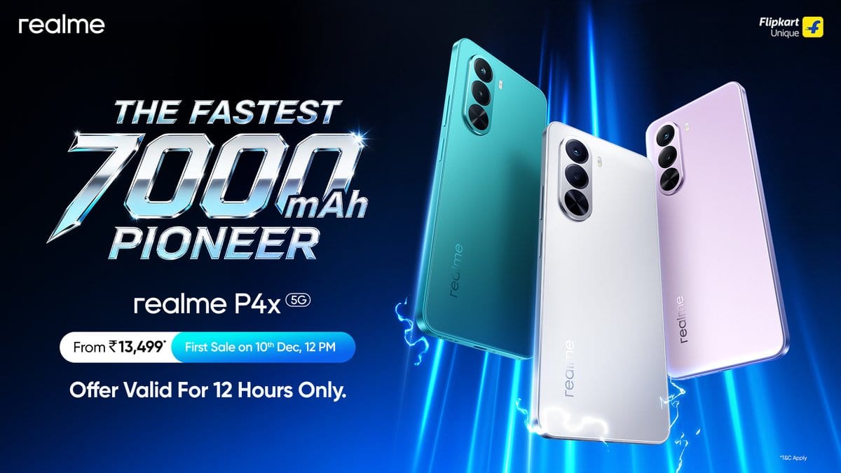 realme p4x price in india